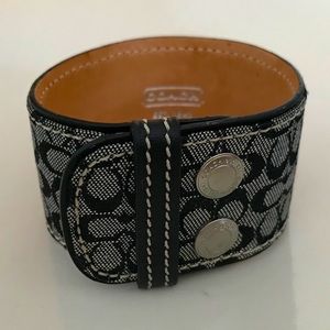 Coach Monogram Cuff Bracelet